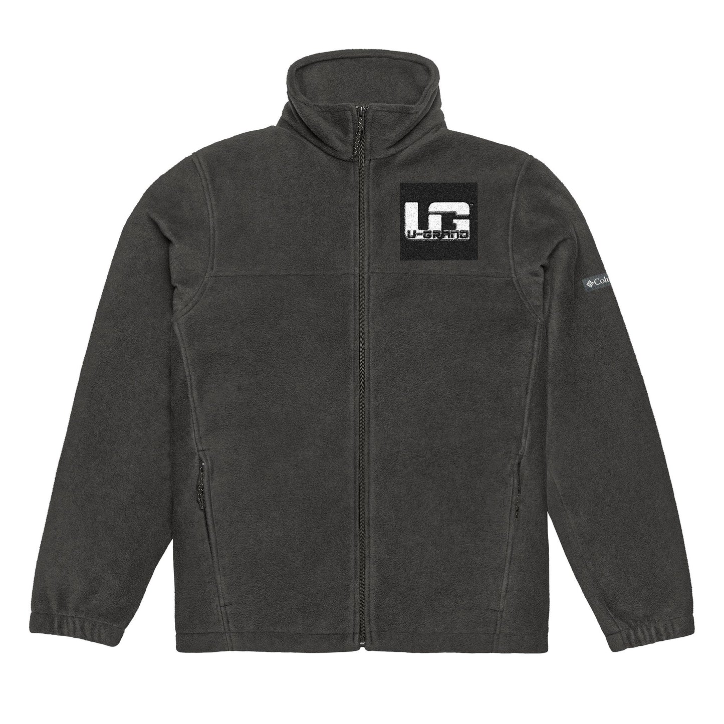 U-GRAND Comfortable Unisex Fleece Jacket with Embroidered Design - Perfect for Outdoor Adventures & Casual Wear