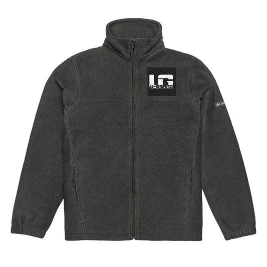 U-GRAND Comfortable Unisex Fleece Jacket with Embroidered Design - Perfect for Outdoor Adventures & Casual Wear